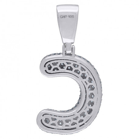 925 SILVER BUBBLE LETTERS PENDANT