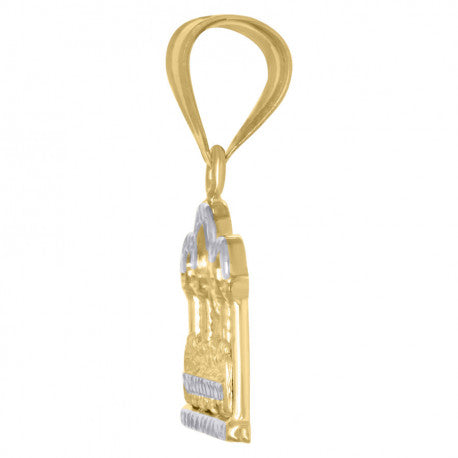 14K GOLD MED. LAST SUPPER PENDANT