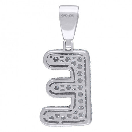 925 SILVER BUBBLE LETTERS PENDANT