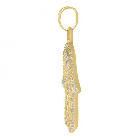 10K GOLD HAMSA  PENDANT