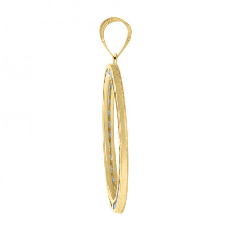 14K GOLD PORTRAIT PENDANT