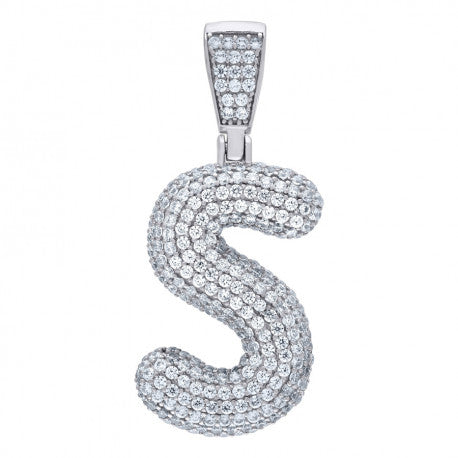 925 SILVER BUBBLE LETTERS PENDANT