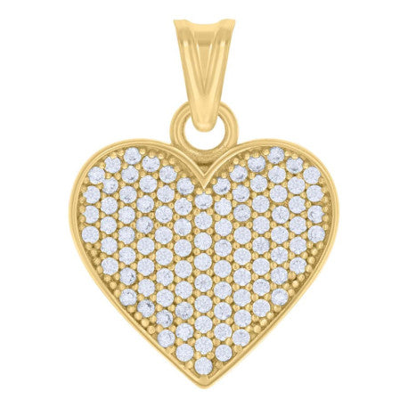 14K GOLD HEART PENDANT