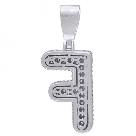 925 SILVER BUBBLE LETTERS PENDANT