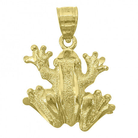 14K GOLD FROG PENDNT