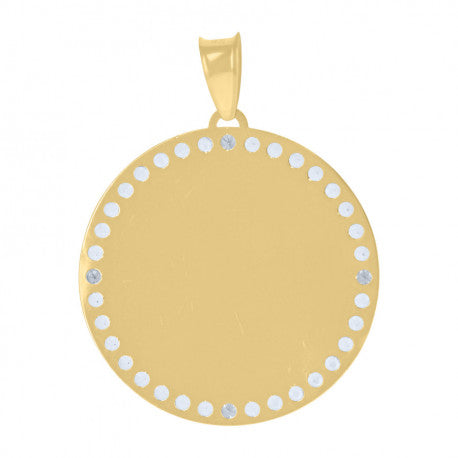 14K GOLD PORTRAIT PENDANT