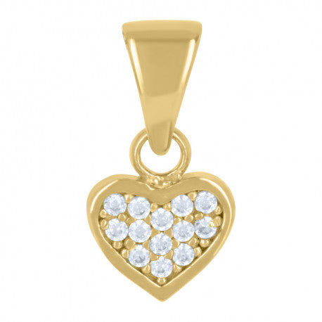 14K GOLD HEART PENDANT