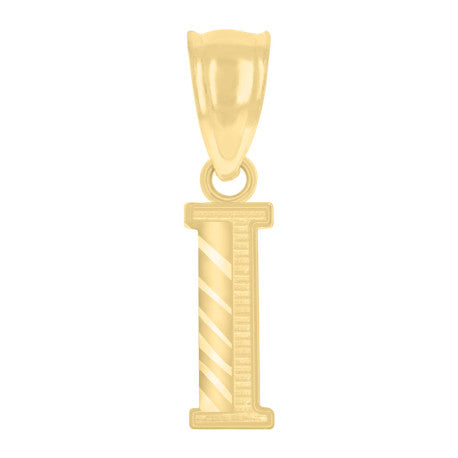 10K GOLD LETTER PENDANT