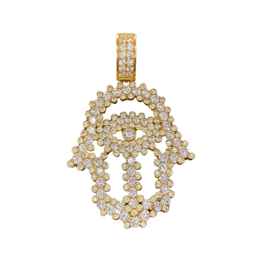 925 SILVER FINE HAMZA PENDANT